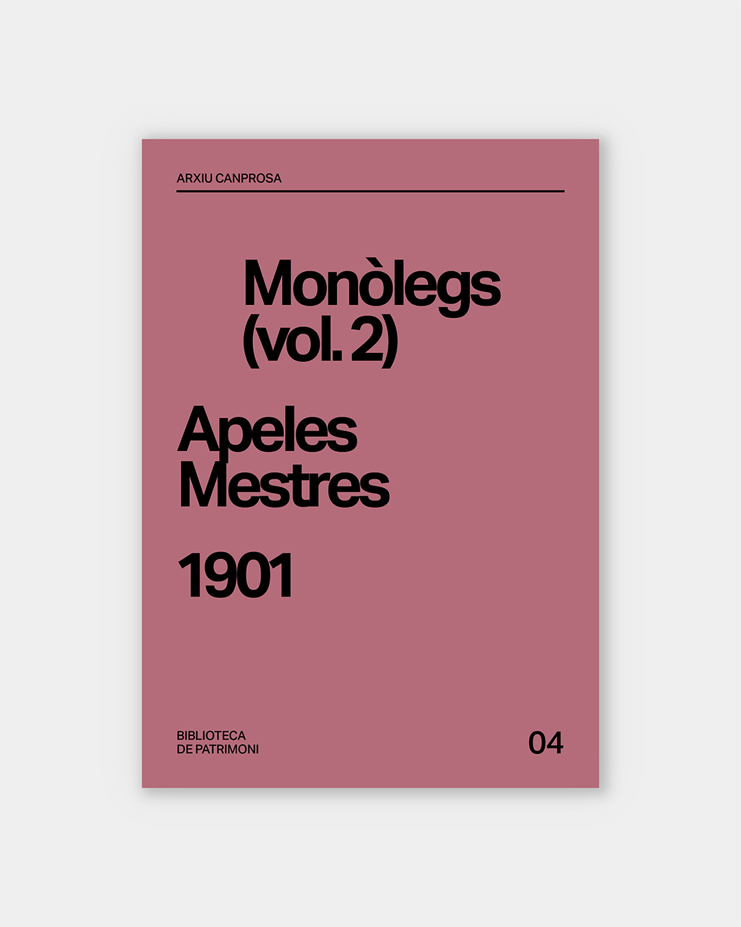 4. Monòlegs (vol. 2)